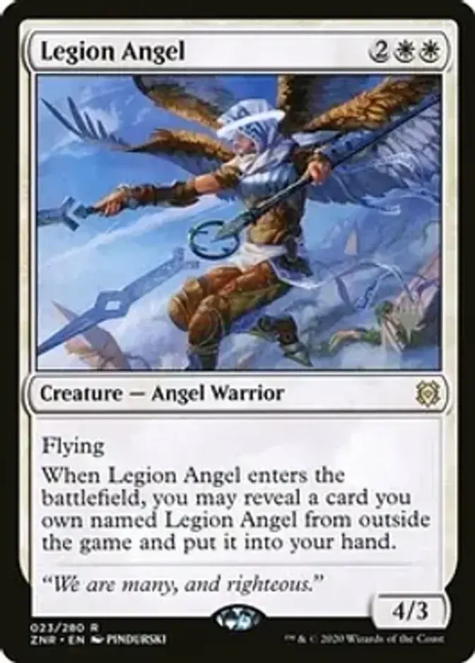Legion Angel <planeswalker stamp> [ZNR]