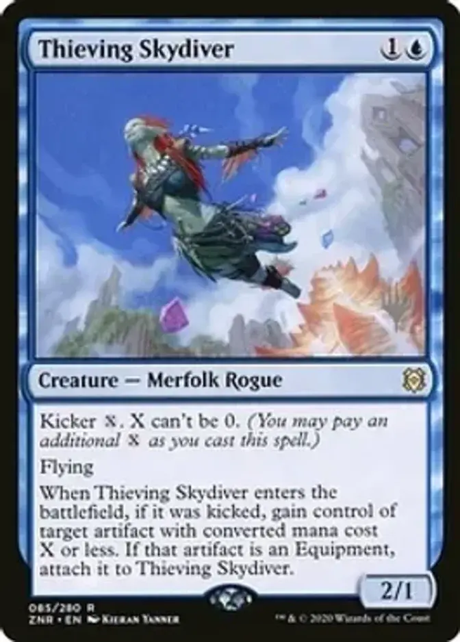 Thieving Skydiver <planeswalker stamp> [ZNR]