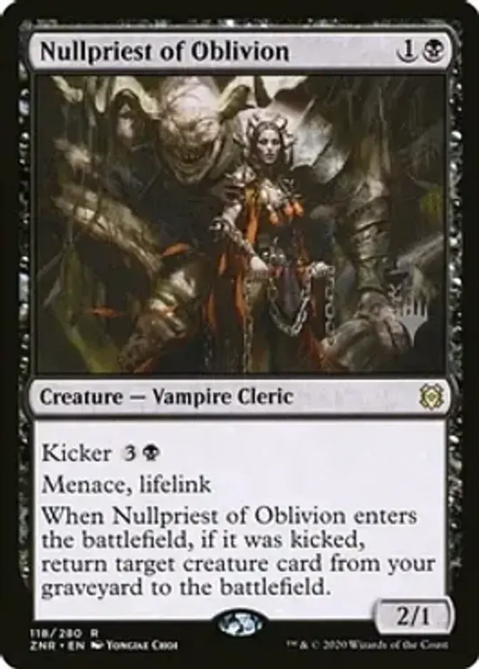 Nullpriest of Oblivion <planeswalker stamp> [ZNR]