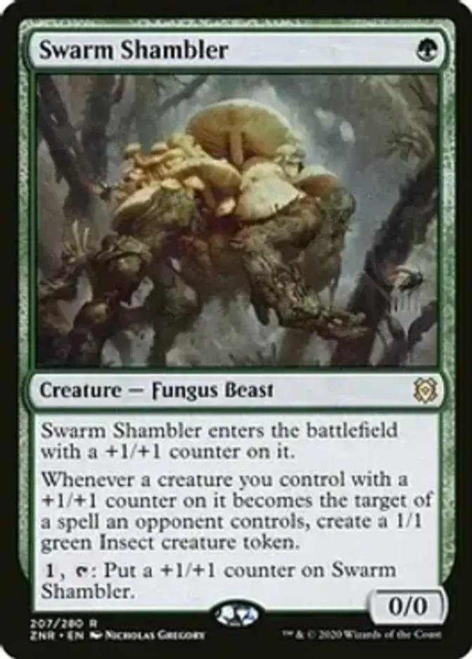 Swarm Shambler <planeswalker stamp> [ZNR] (F)