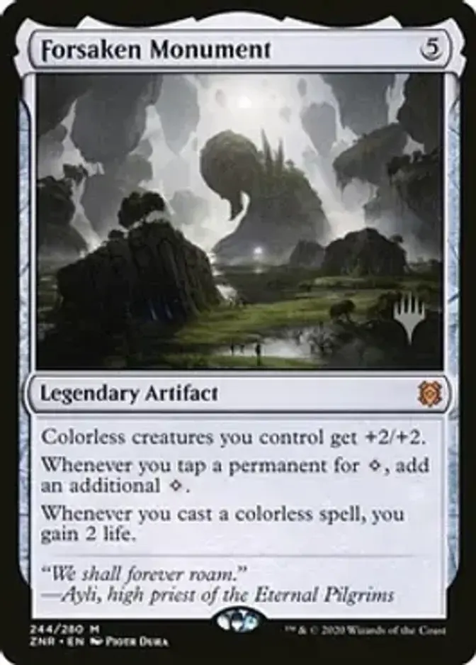 Forsaken Monument <planeswalker stamp> [ZNR]