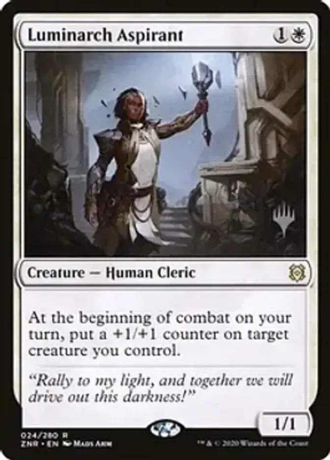 Luminarch Aspirant <planeswalker stamp> [ZNR]
