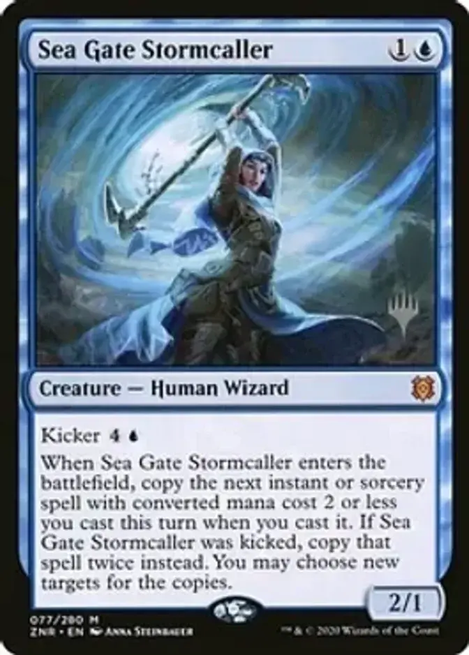 Sea Gate Stormcaller <planeswalker stamp> [ZNR]