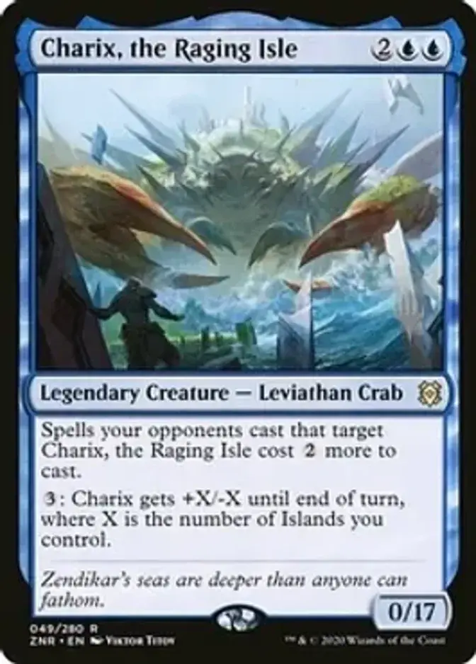 Charix, the Raging Isle <planeswalker stamp> [ZNR]