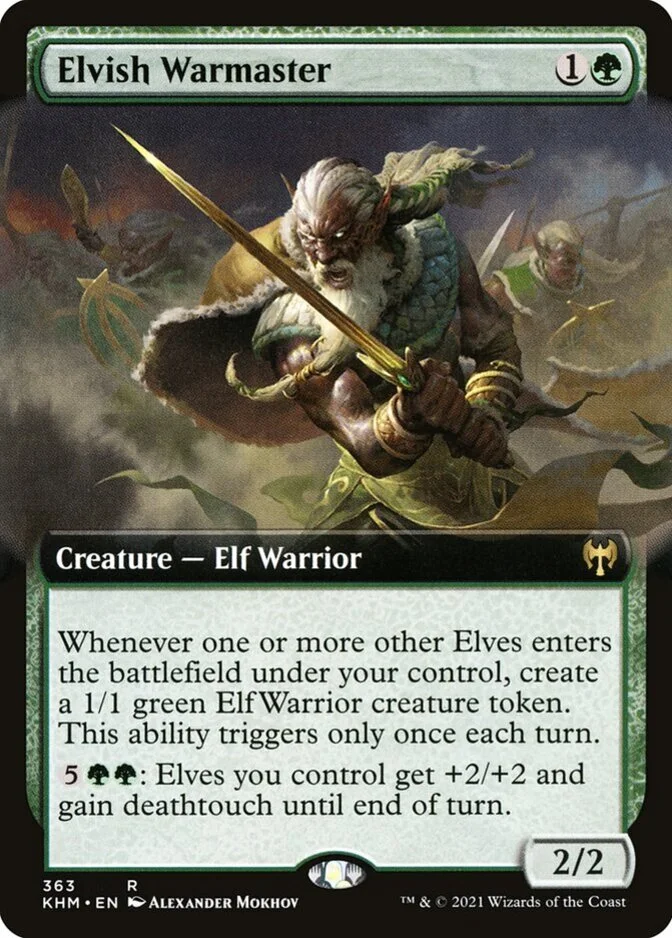 Elvish Warmaster <extended> [KHM]