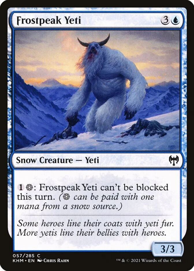 Frostpeak Yeti [KHM] (F)