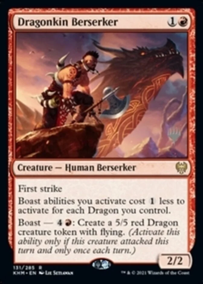 Dragonkin Berserker <planeswalker stamp> [KHM]