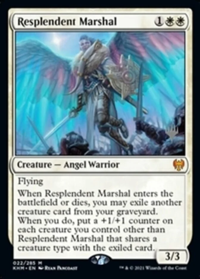 Resplendent Marshal <planeswalker stamp> [KHM] (F)