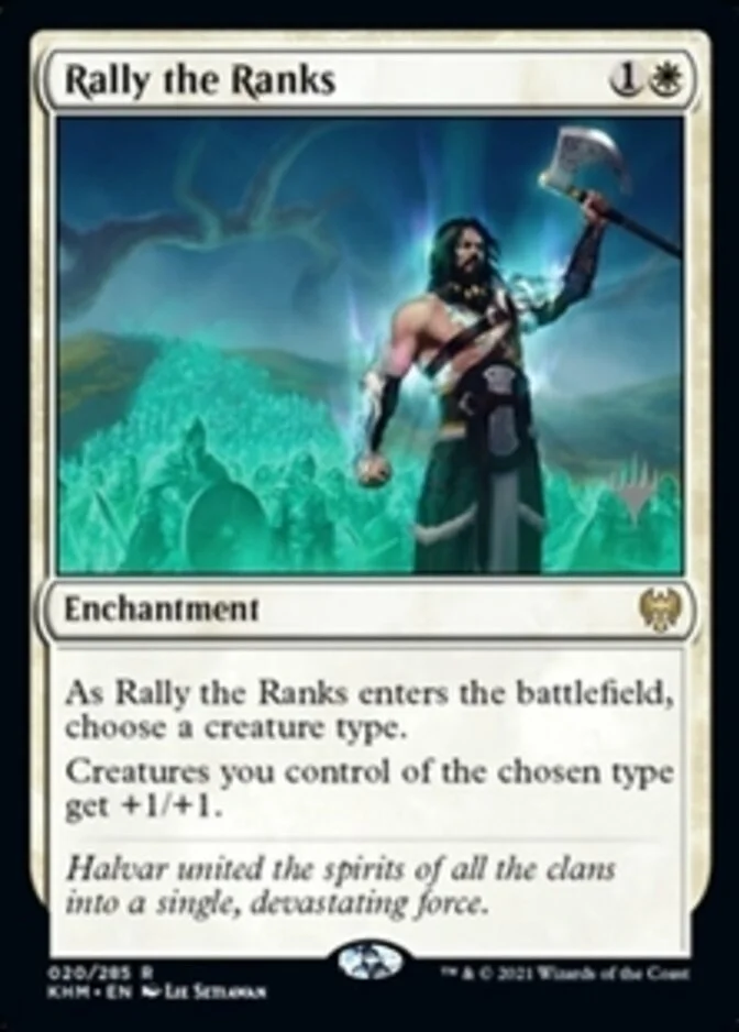 Rally the Ranks <planeswalker stamp> [KHM]
