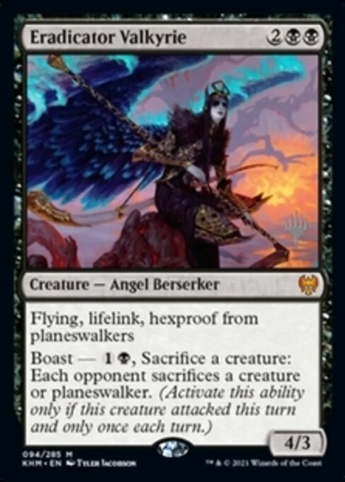 Eradicator Valkyrie <planeswalker stamp> [KHM]