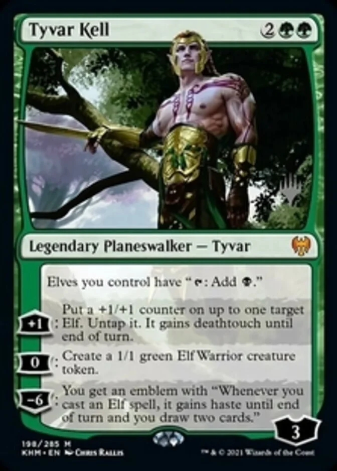 Tyvar Kell <planeswalker stamp> [KHM]