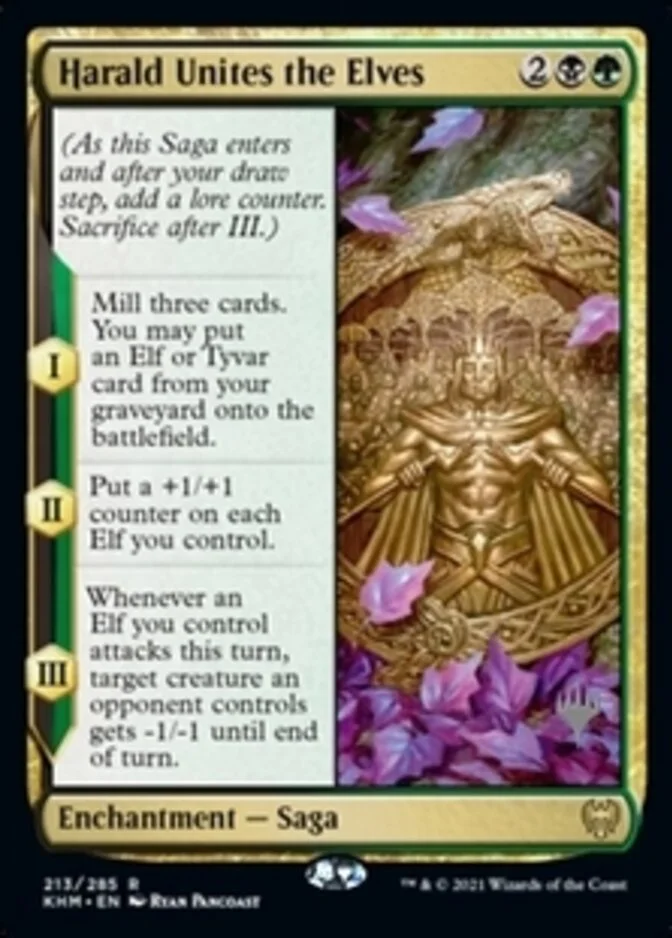 Harald Unites the Elves <planeswalker stamp> [KHM] (F)