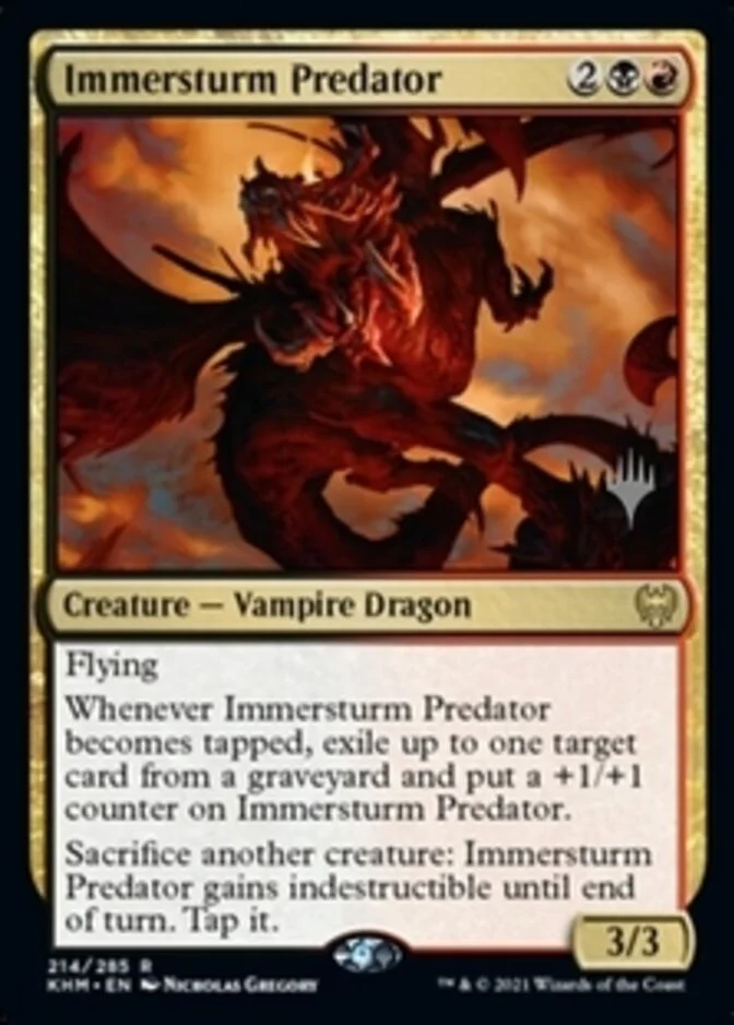 Immersturm Predator <planeswalker stamp> [KHM]