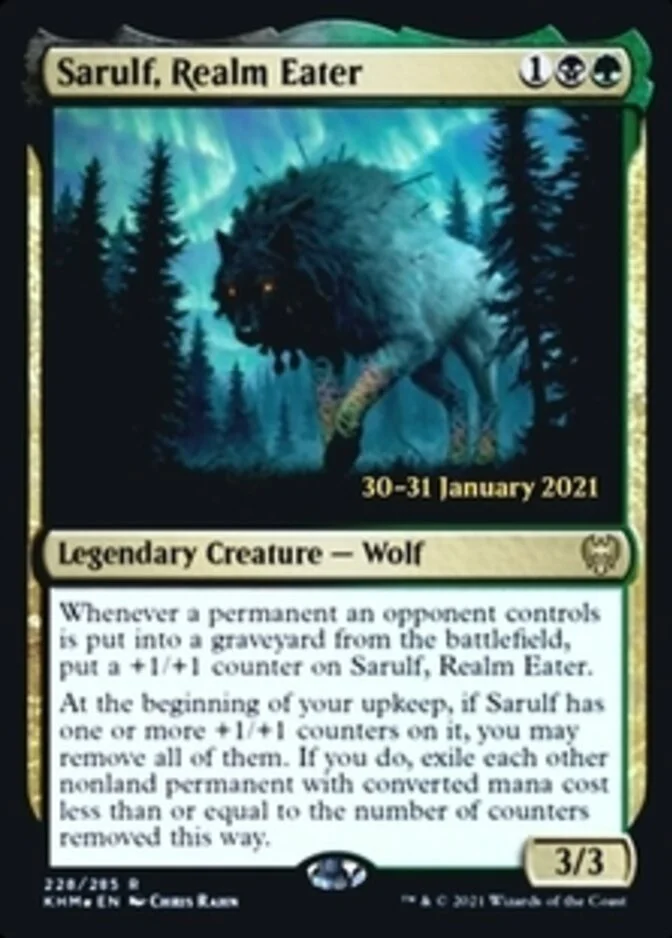 Sarulf, Realm Eater <prerelease> [KHM] (F)