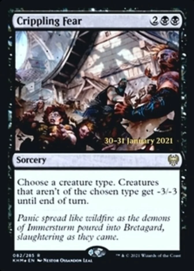 Crippling Fear <prerelease> [KHM] (F)