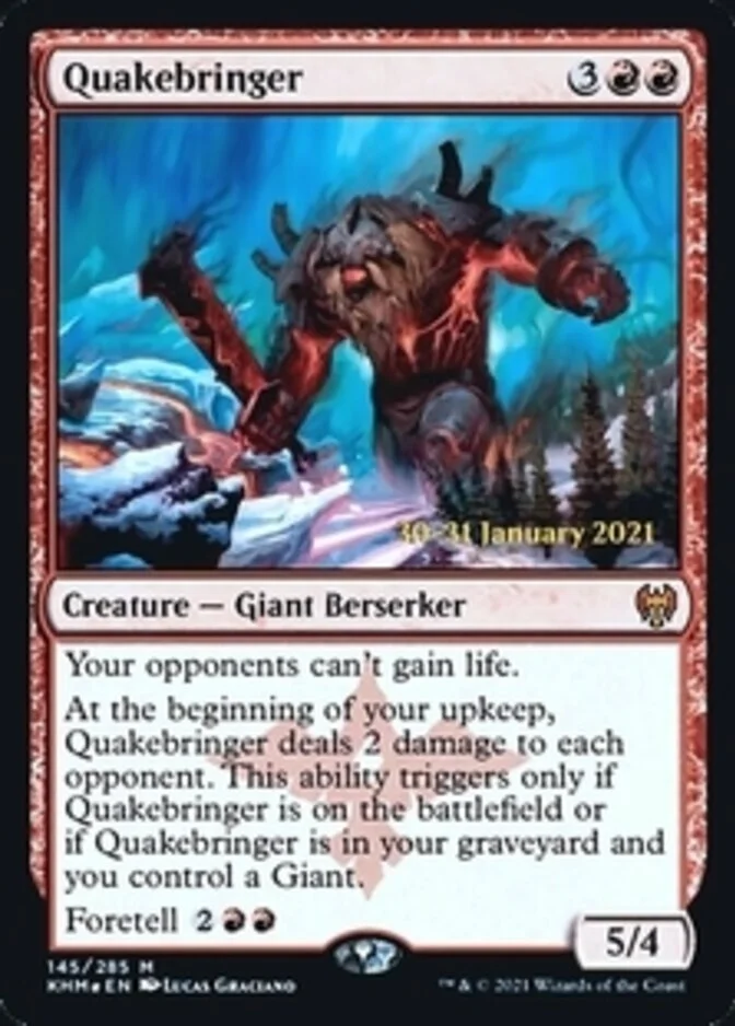 Quakebringer <prerelease> [KHM] (F)