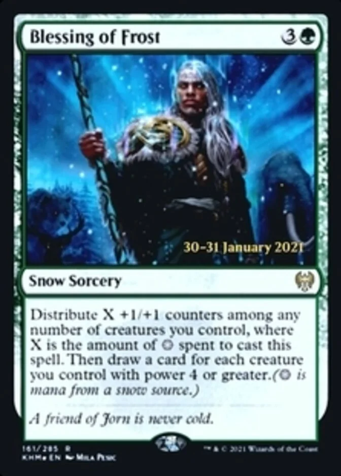 Blessing of Frost <prerelease> [KHM] (F)