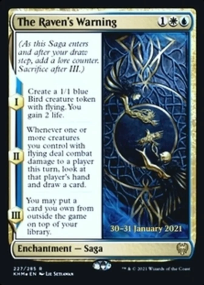 The Raven's Warning <prerelease> [KHM] (F)