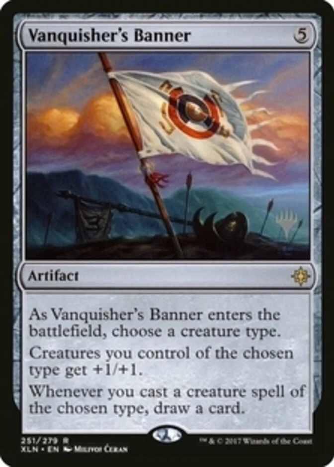 Vanquisher's Banner <planeswalker stamp> [XLN]