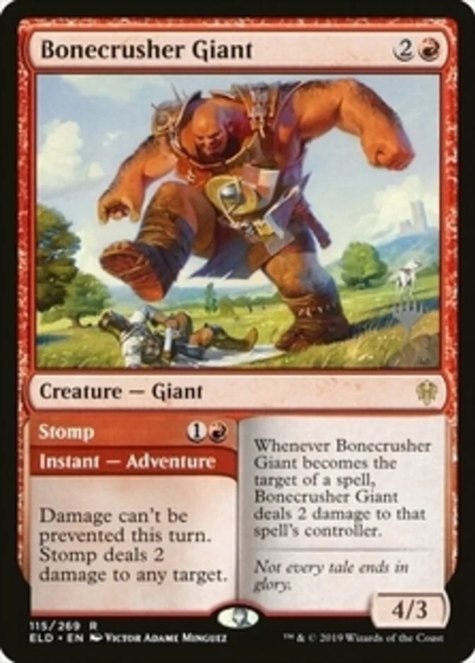 Bonecrusher Giant <planeswalker stamp> [ELD]