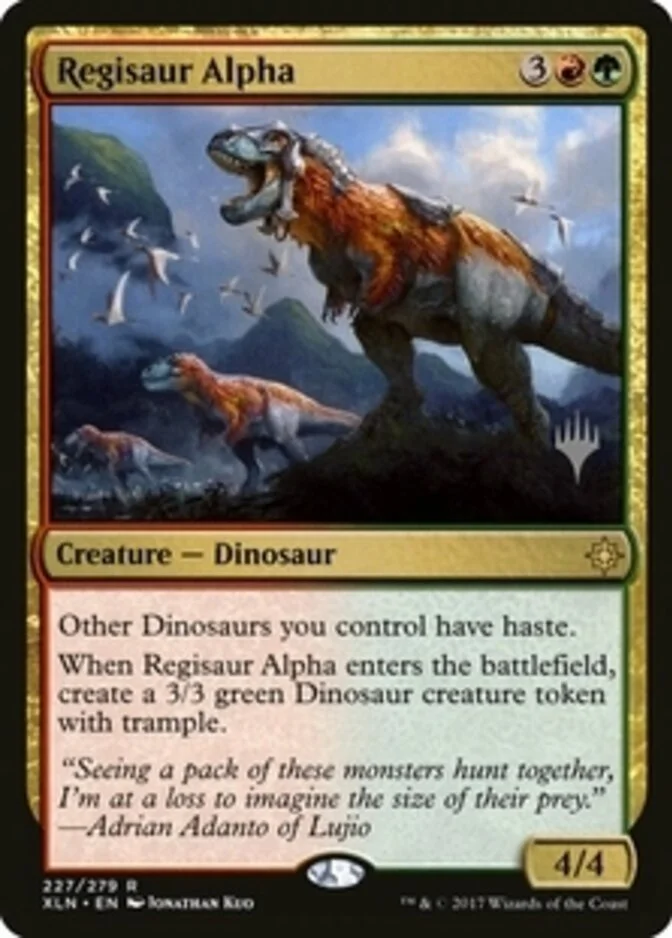 Regisaur Alpha <planeswalker stamp> [XLN]