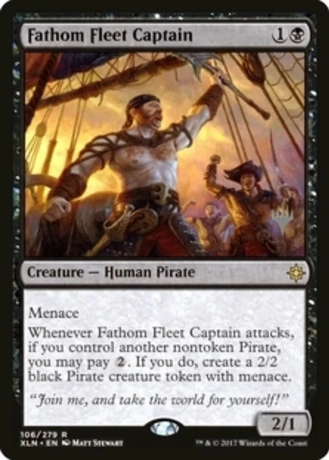 Fathom Fleet Captain <planeswalker stamp> [XLN]