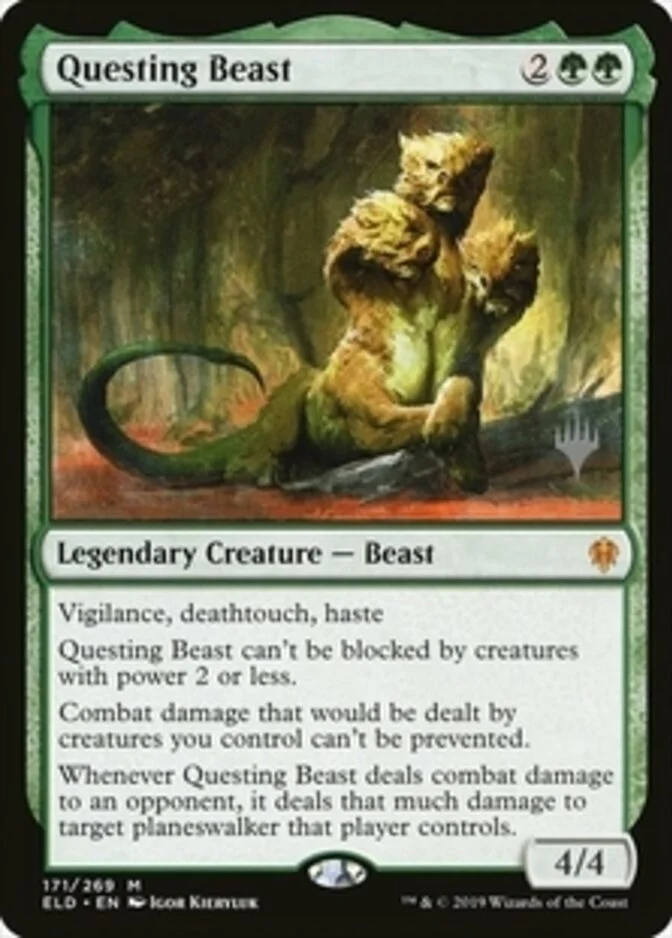 Questing Beast <planeswalker stamp> [ELD]