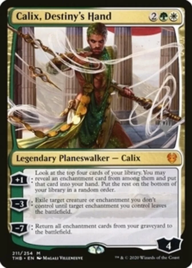 Calix, Destiny's Hand <planeswalker stamp> [THB]