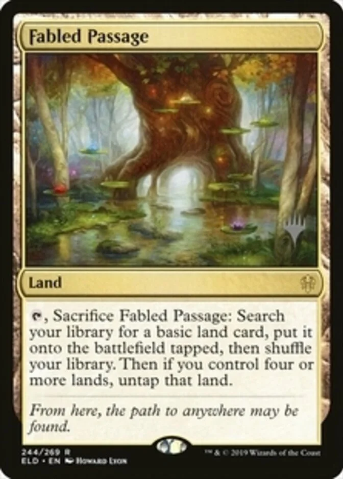 Fabled Passage <planeswalker stamp> [ELD] (F)