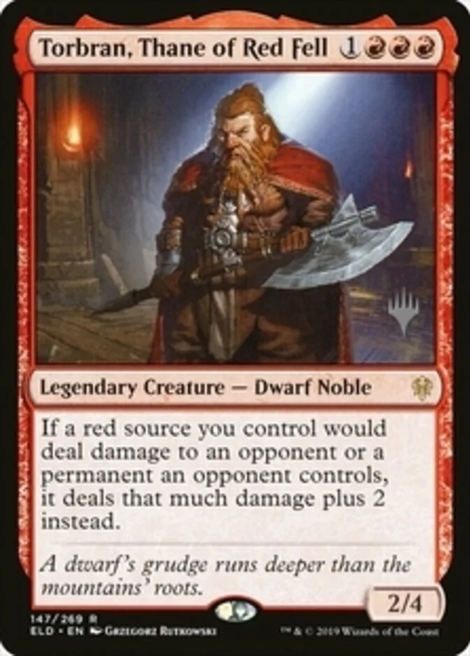 Torbran, Thane of Red Fell <planeswalker stamp> [ELD] (F)