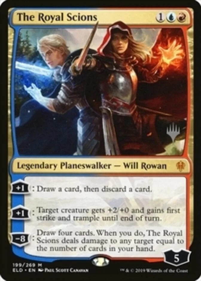 The Royal Scions <planeswalker stamp> [ELD] (F)