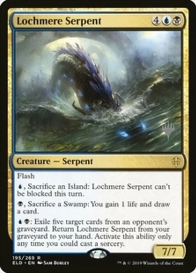 Lochmere Serpent <planeswalker stamp> [ELD]