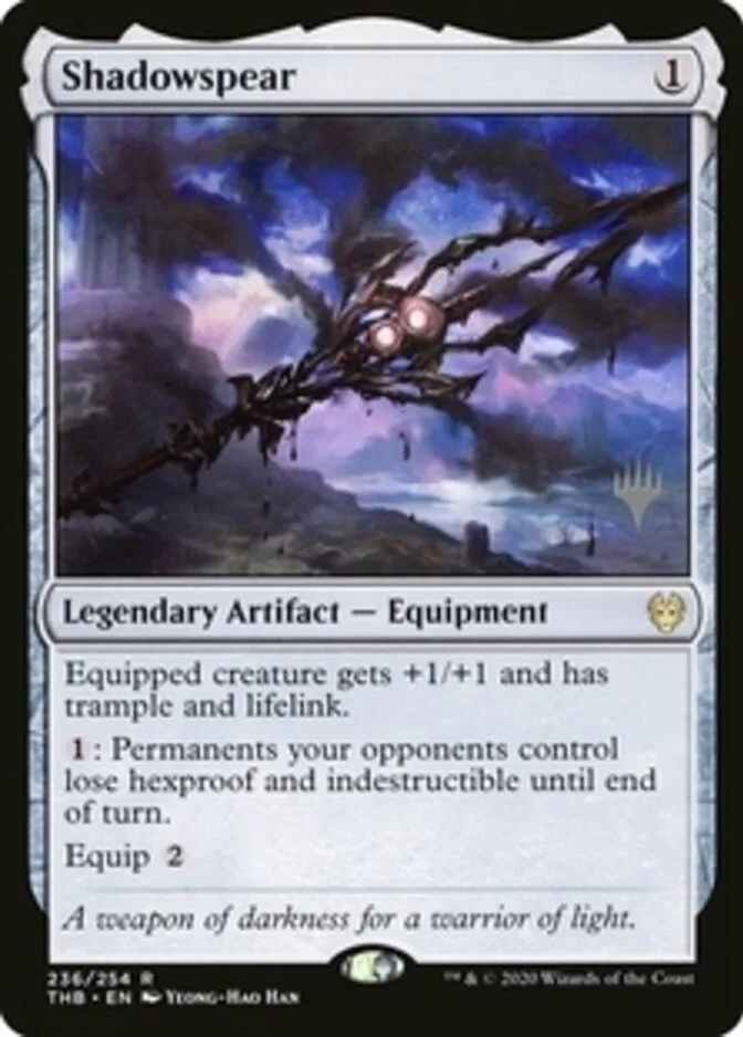 Shadowspear <planeswalker stamp> [THB] (F)