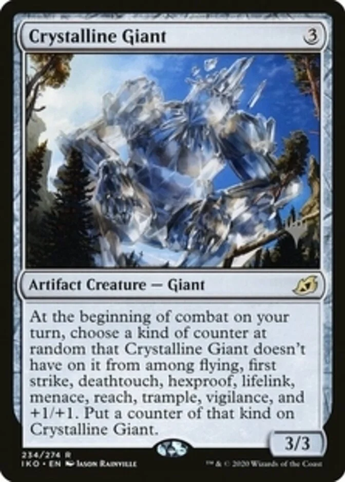 Crystalline Giant <planeswalker stamp> [IKO]