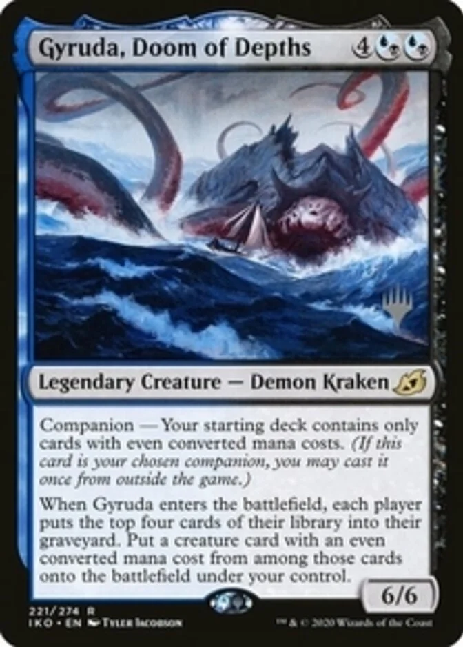 Gyruda, Doom of Depths <planeswalker stamp> [IKO]