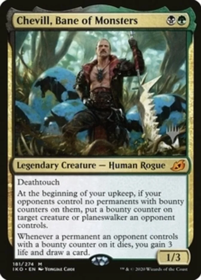 Chevill, Bane of Monsters <planeswalker stamp> [IKO] (F)