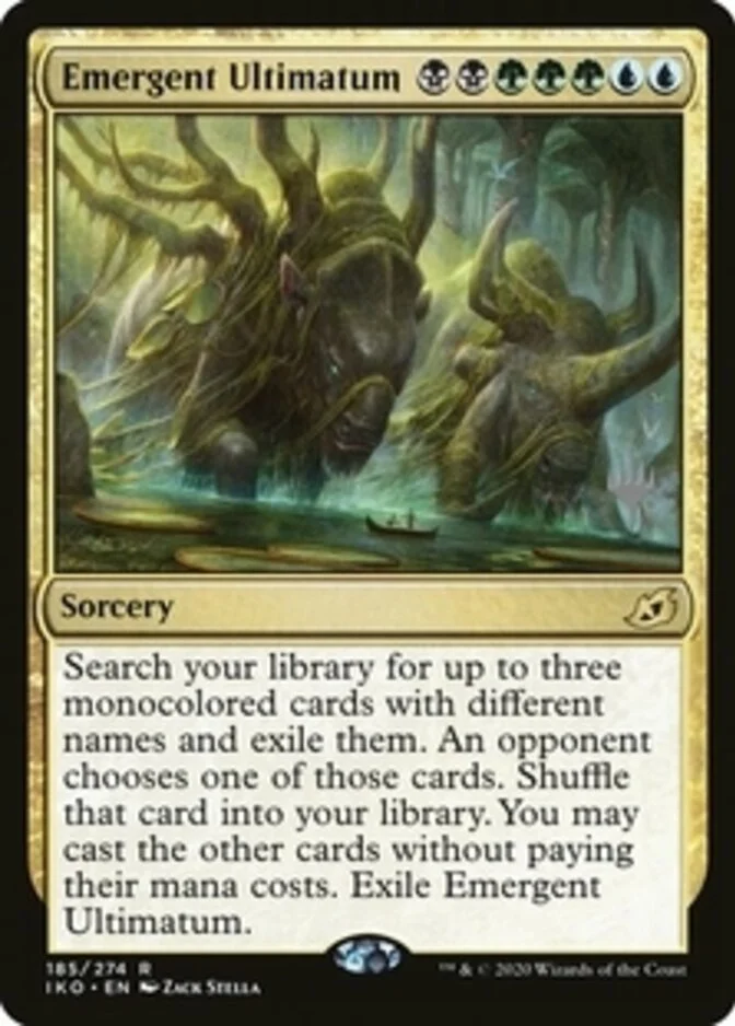 Emergent Ultimatum <planeswalker stamp> [IKO] (F)