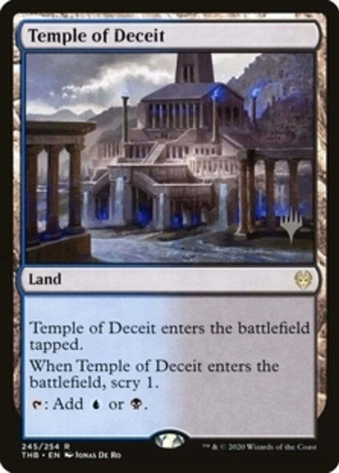 Temple of Deceit <planeswalker stamp> [THB] (F)