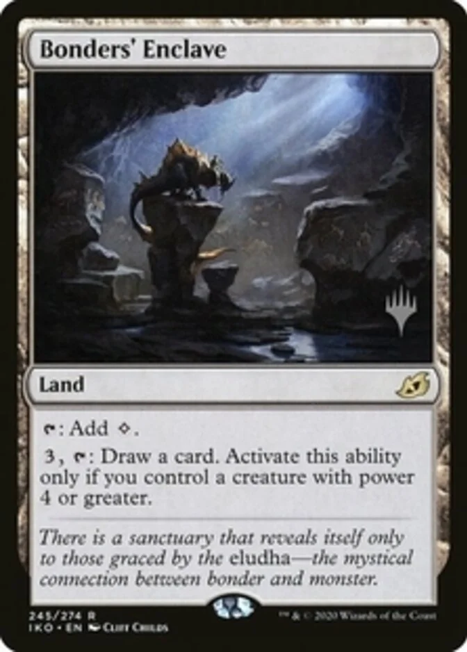 Bonders' Enclave <planeswalker stamp> [IKO]