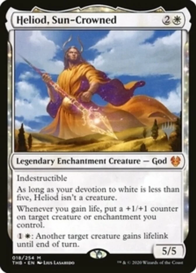 Heliod, Sun-Crowned <planeswalker stamp> [THB]