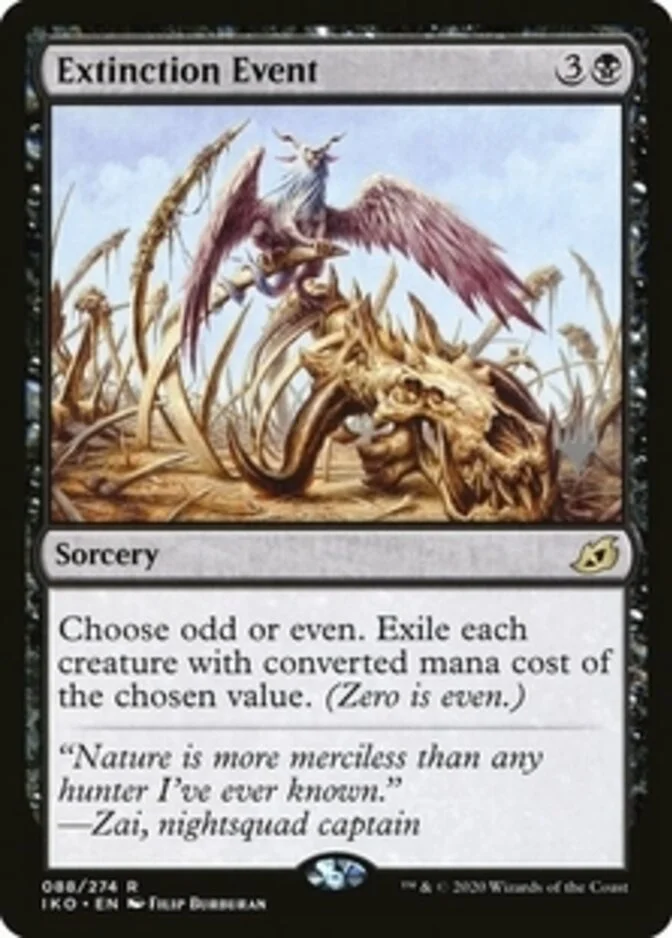 Extinction Event <planeswalker stamp> [IKO]