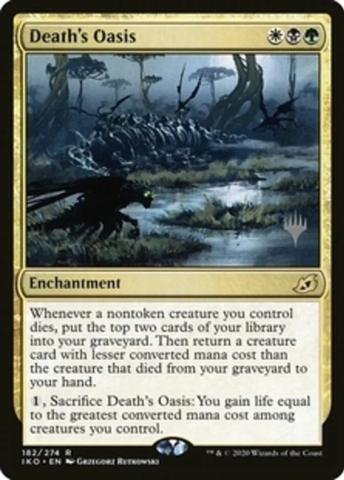Death's Oasis <planeswalker stamp> [IKO]