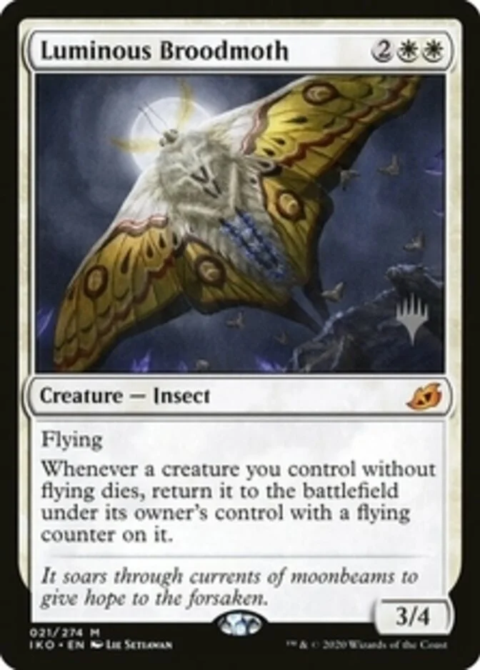 Luminous Broodmoth <planeswalker stamp> [IKO]