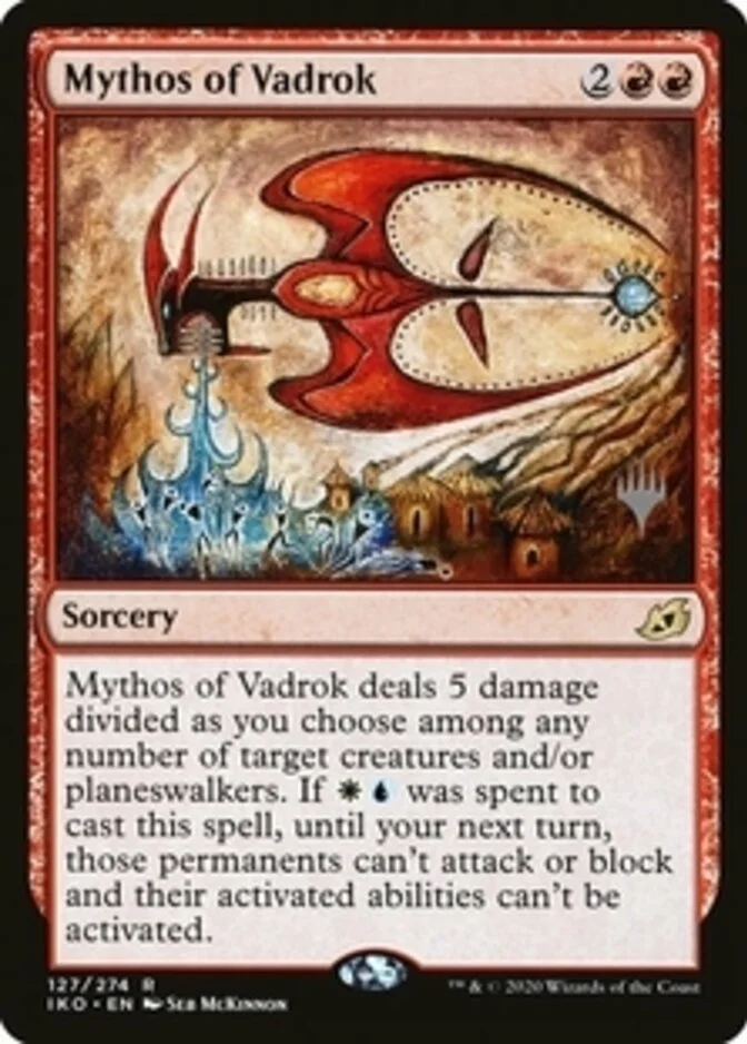 Mythos of Vadrok <planeswalker stamp> [IKO] (F)