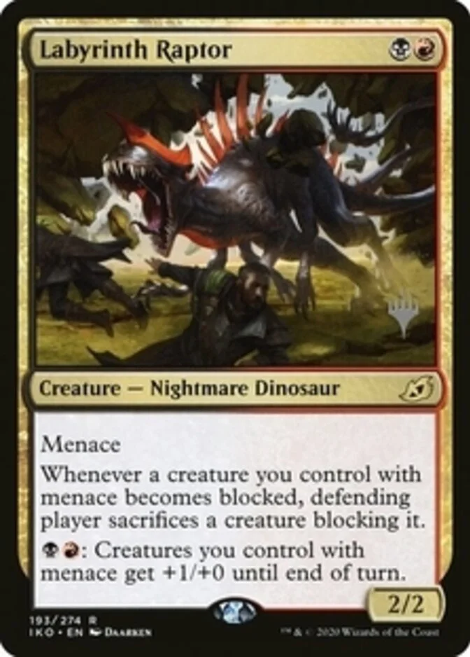 Labyrinth Raptor <planeswalker stamp> [IKO]