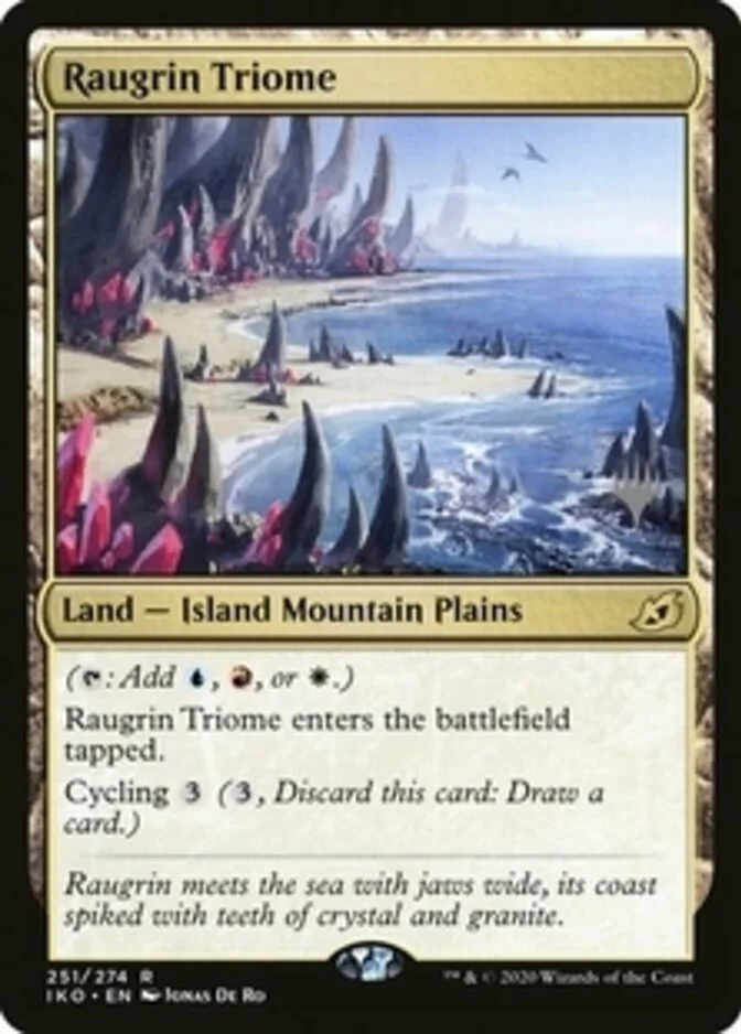 Raugrin Triome <planeswalker stamp> [IKO]