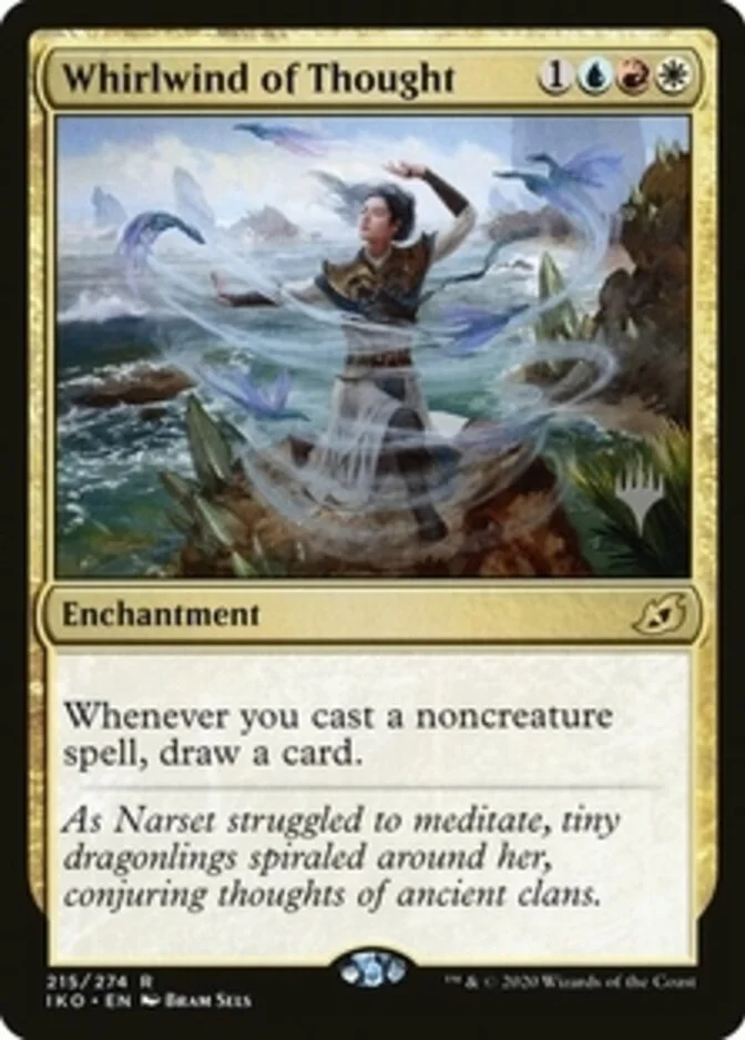 Whirlwind of Thought <planeswalker stamp> [IKO] (F)