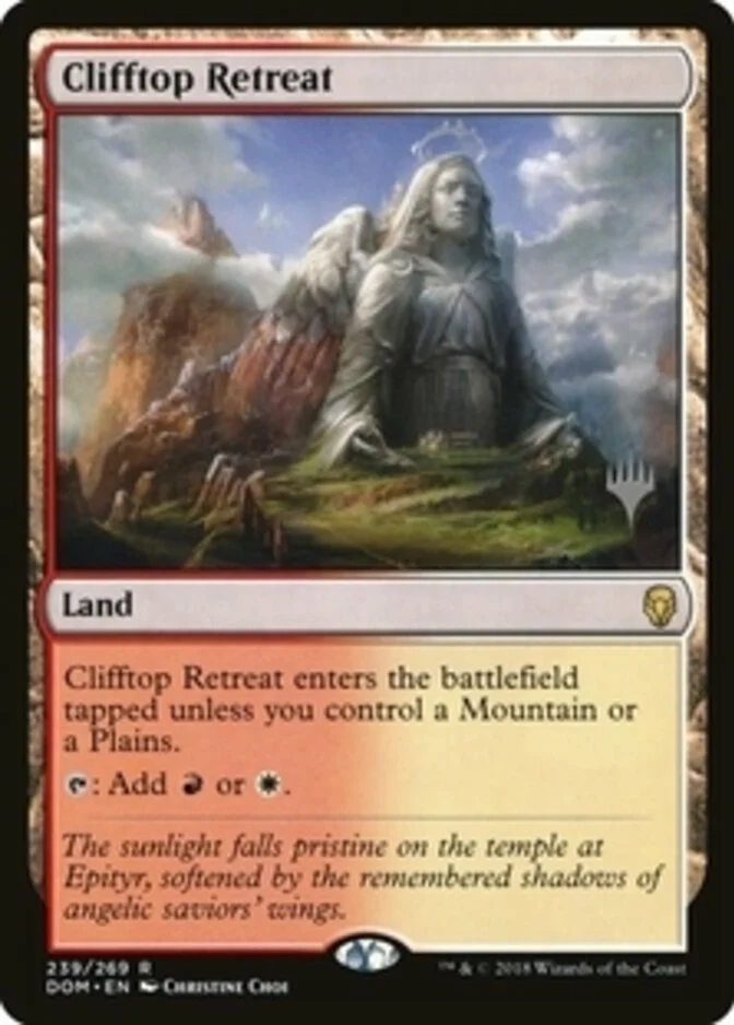 Clifftop Retreat <planeswalker stamp> [DOM]