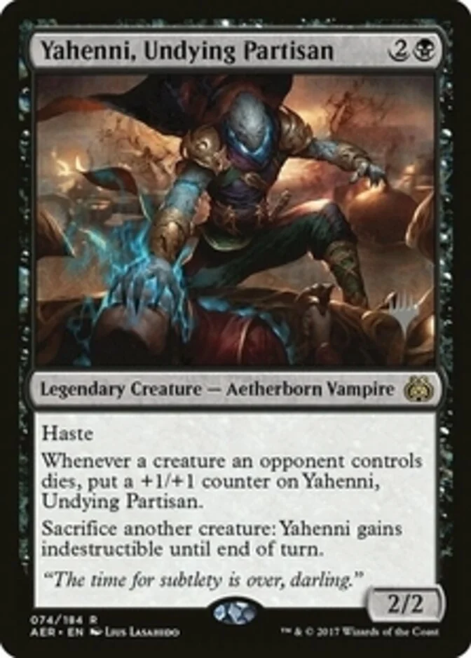 Yahenni, Undying Partisan <planeswalker stamp> [AER] (F)