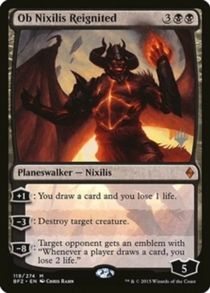 Ob Nixilis Reignited <planeswalker stamp> [BFZ]